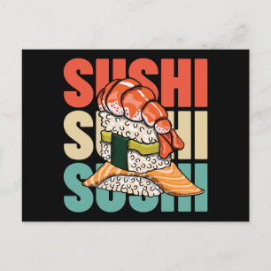 Sushi Vykort