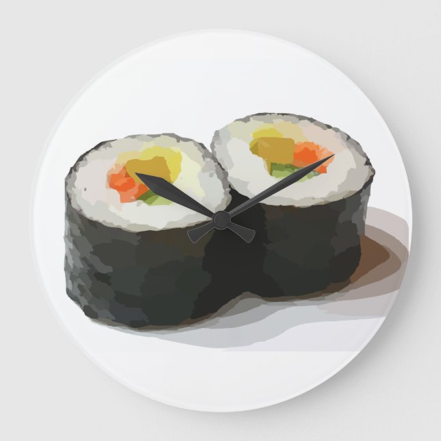 SUSHI WALL CLOCKS STOR KLOCKA (Framsida)