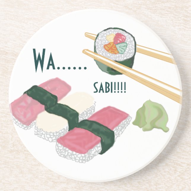 Sushi Wasabi Underlägg (Framsidan)