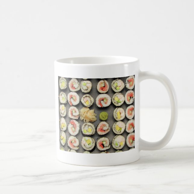 Sushi with Wasabi and Ginger Kaffemugg (Höger)