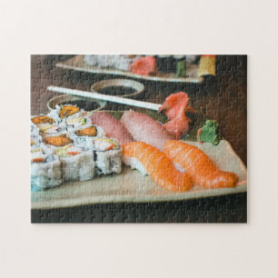Sushi Yam Maki Rolls Asian Mat Pussel