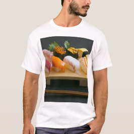 Sushi Zen – The warmth of wood and the dance of fl T Shirt