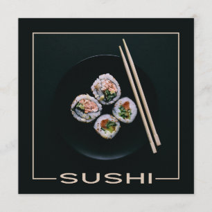 Sushianpassningsbarinbjudningar Inbjudningar