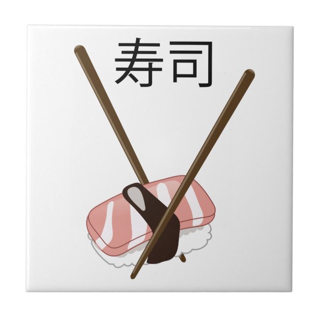 Sushiätpinnar Kakelplatta (Framsidan)