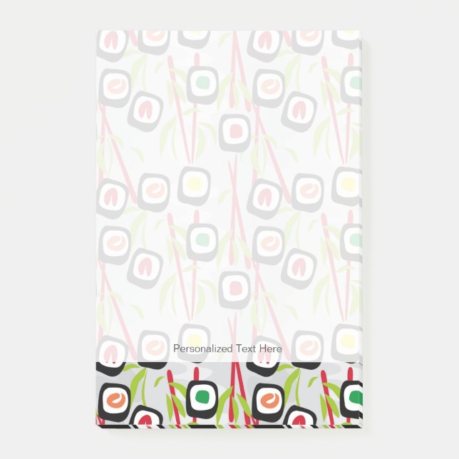 Sushibakgrund Post-it Block (Framsida)
