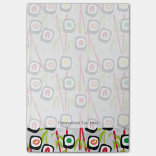 Sushibakgrund Post-it Block