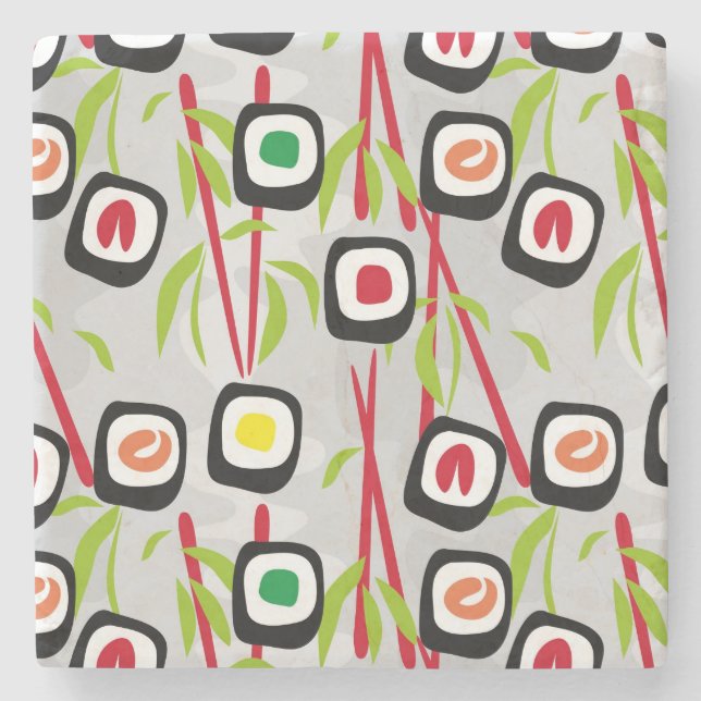 Sushibakgrund Underlägg Sten (Framsidan)