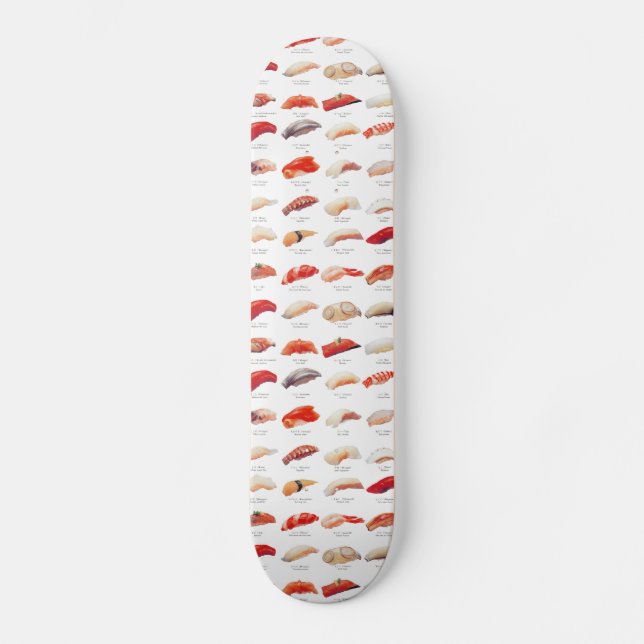 SushiIDSkateboard Skateboard Bräda 21,5 Cm (Framsida)