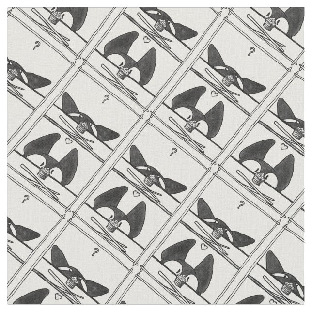 Sushikatt! Tyg (Närbild)