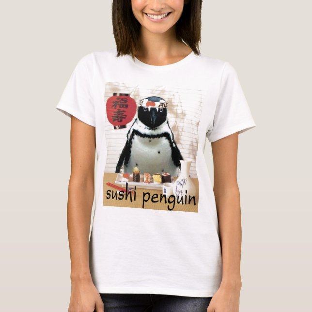 sushipingvin t shirt (Framsida)