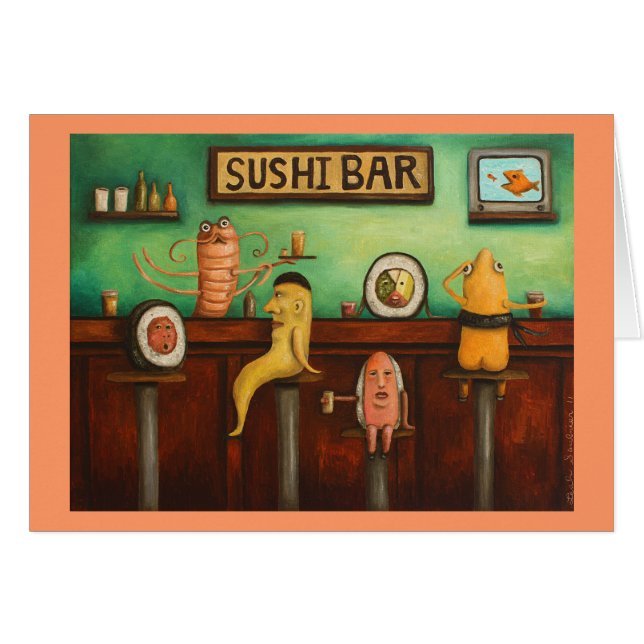 Sushipub Hälsningskort (Framsidan Horizontal)