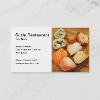 Sushirestaurangvisitkort Visitkort