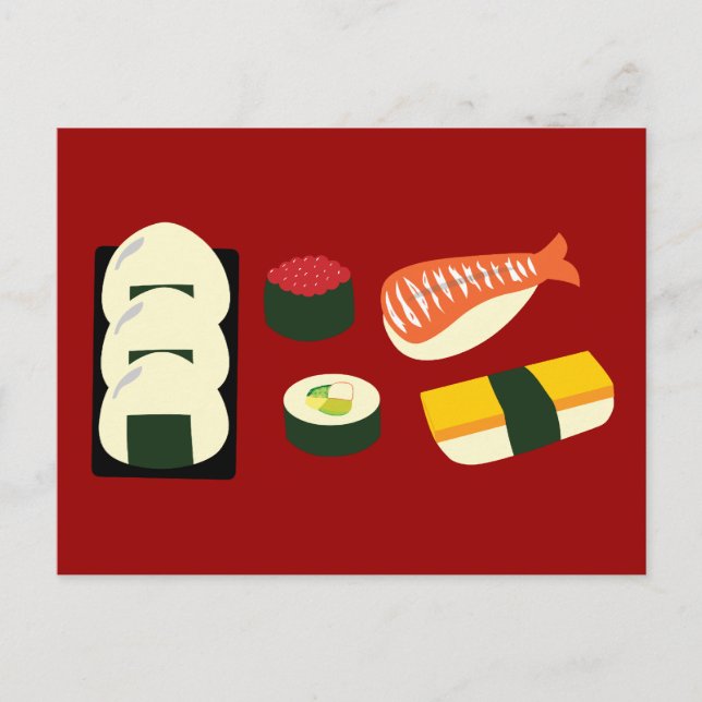 Sushiroligt Vykort (Framsida)