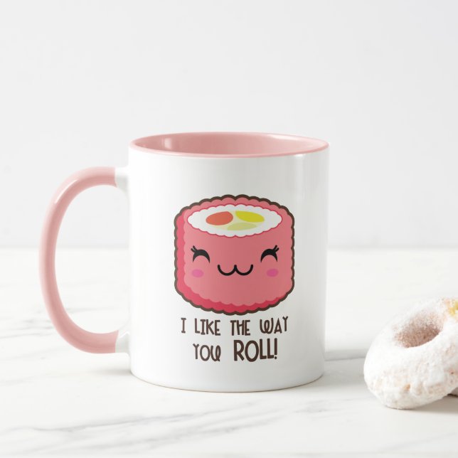 Sushirulle Emoji Mugg (Med munk)