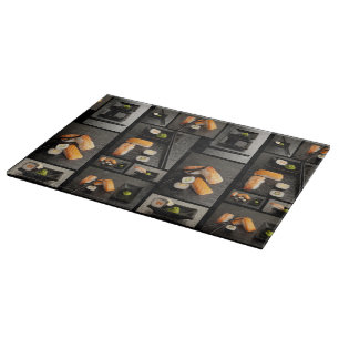 Sushisamling på svart bakgrund