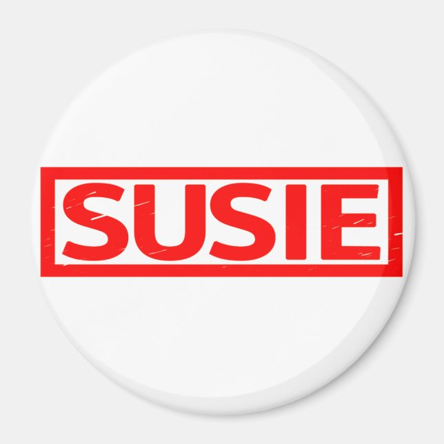 Susie Frimärke Magnet (Framsidan)
