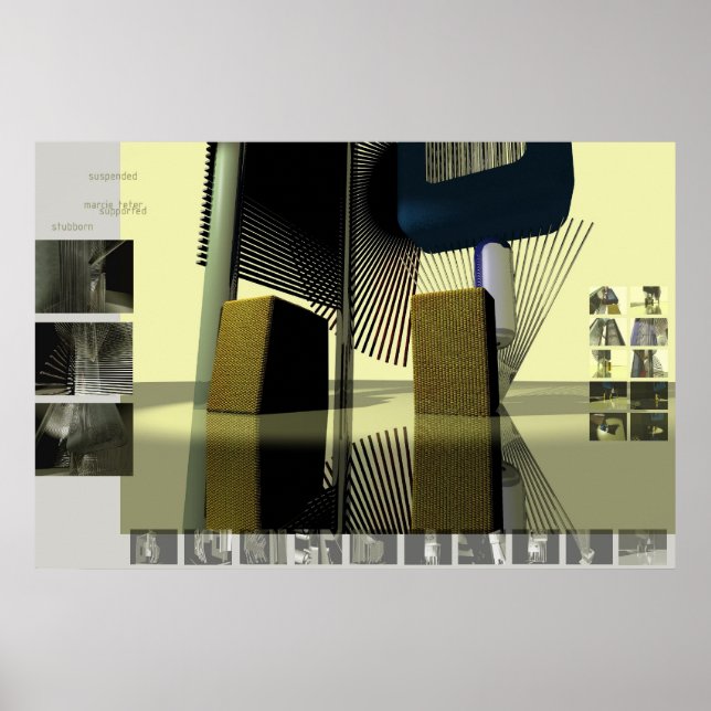 suspenderad kontra stödjande poster (Framsidan)