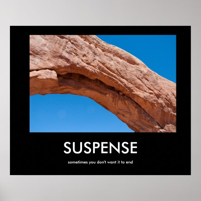 SUSPENSE "Arches" demotiv poster (Framsidan)