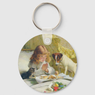 Suspense av Charles Burton Barber Nyckelring