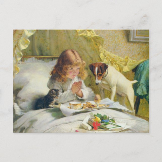 Suspense av Charles Burton Barber Vykort (Framsida)