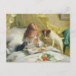 Suspense av Charles Burton Barber Vykort