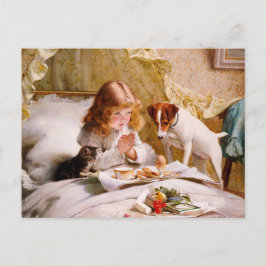 Suspense by Charles Burton Barber Vykort