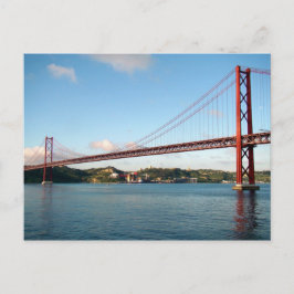 Suspension Bridge i Lissabon Vykort
