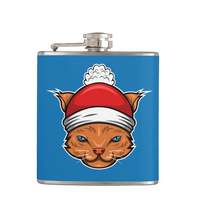 Suspicious Santa Cat Vuxen Stocking Stuffer Fickplunta (Framsidan)
