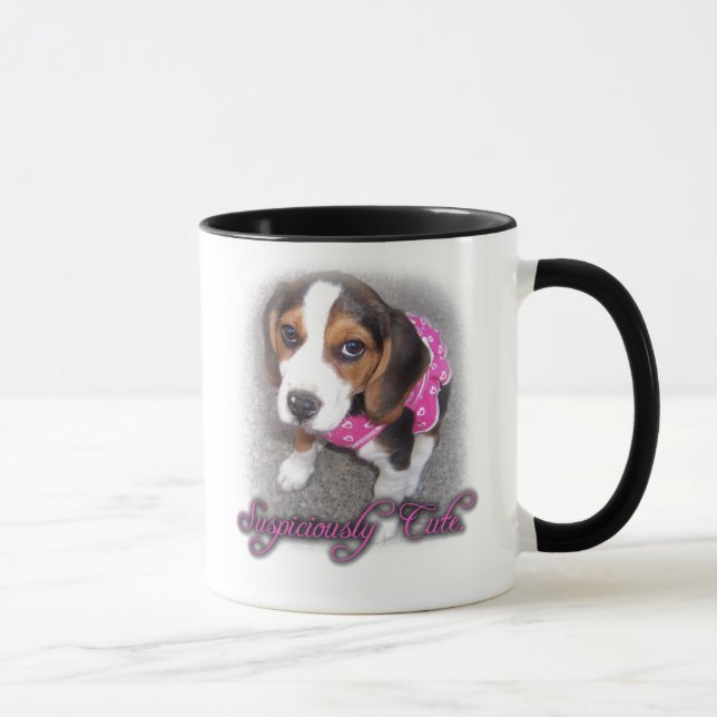Suspiciously gullig Beaglemugg Mugg (Höger)