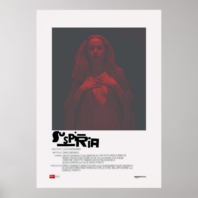 Suspiria Movie Poster (Framsidan)
