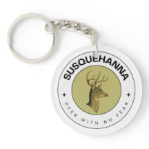 Susquehanna-Hjort utan fruktbar akrylnyckelkedja