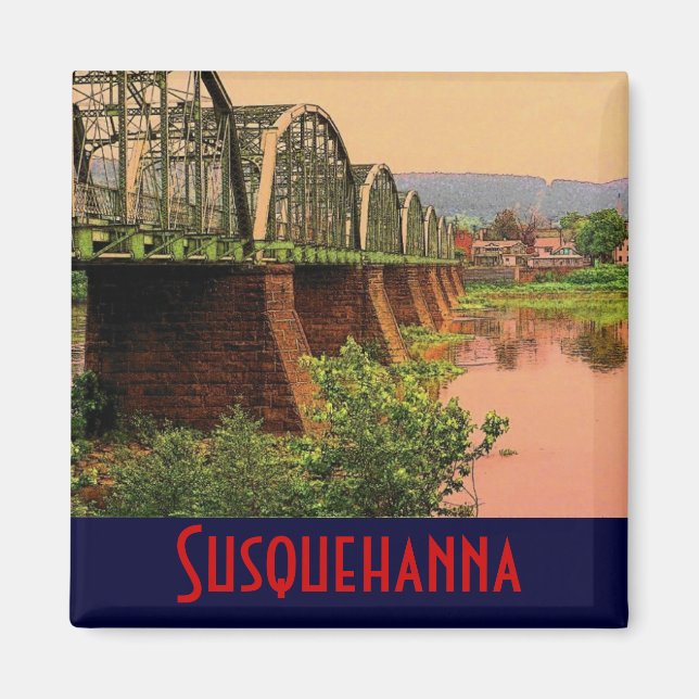 Susquehanna River Magnet (Framsidan)