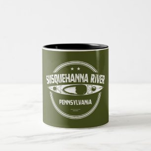 Susquehanna River, Pennsylvania Två-Tonad Mugg
