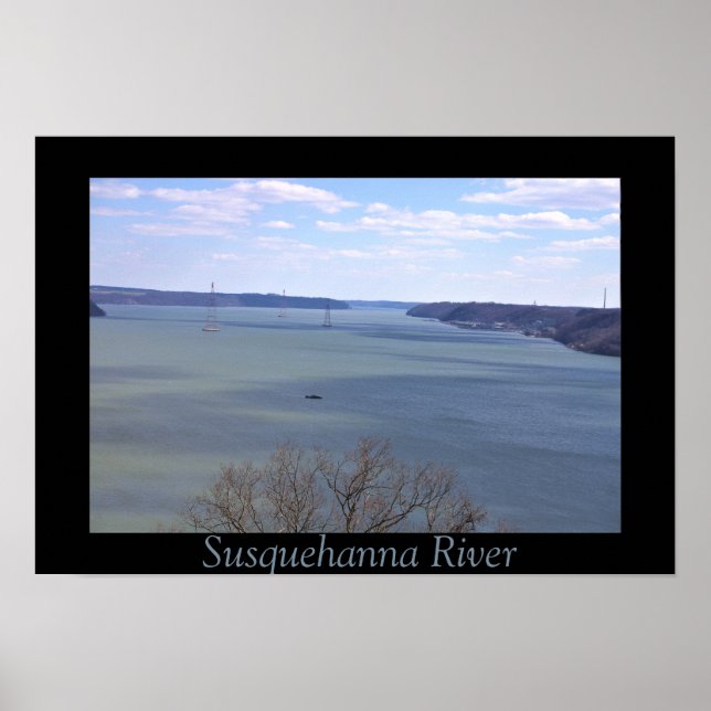 Susquehanna River Poster (Framsidan)