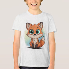 Süßer Fuchs Cartoon | Niedliche Tier Illustration  T Shirt