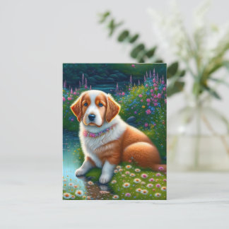 Süßer Hund Vykort
