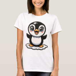 Süßer Kawaii-Babypinguin T Shirt