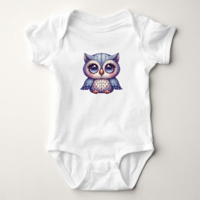 Süßes Babyshirt mit bunten Tieren  T Shirt (Framsida)