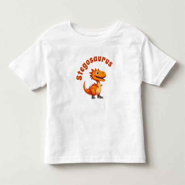 Süßes Stegosaurus T Shirt (Framsida)