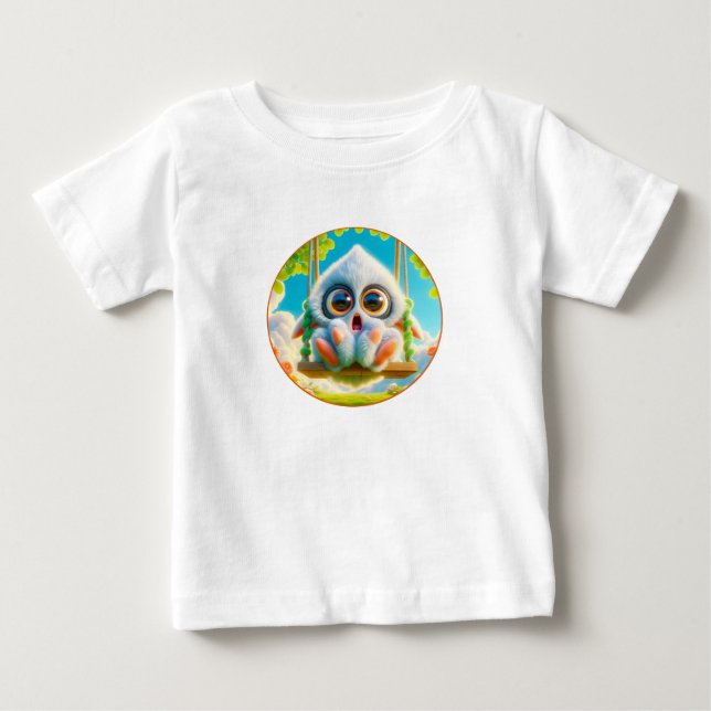 Süsses Yeti tierchen T Shirt (Framsida)