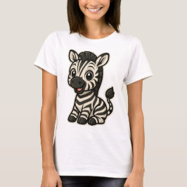Süßes Zebrababy-Design T Shirt