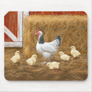 Sussex Chicken Mamma Hen och Chickar Musmatta
