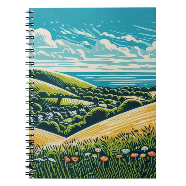 Sussex Downs Anteckningsbok (Framsidan)