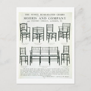 Sussex Rush-Seed-stolarna, gjorda av Morris och Vykort