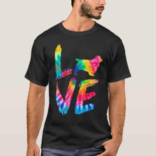 Sussex Spain Tie Dye Kärlek Hund Mamma Pappa T Shirt