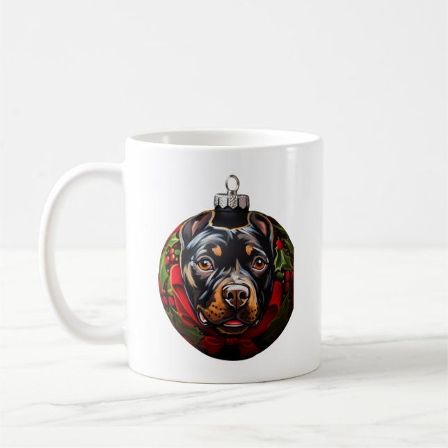 Sussex Spaniel God Jul   Kaffemugg (Vänster)
