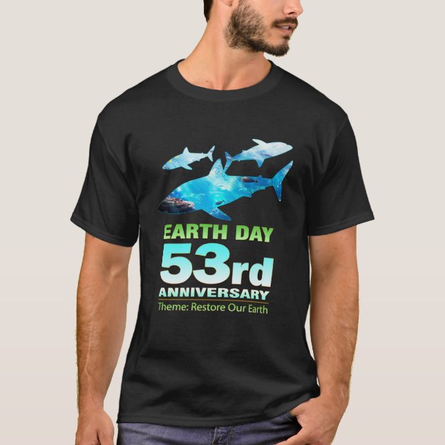 Sustainability and Ecology Earth Day T Shirt (Framsida)
