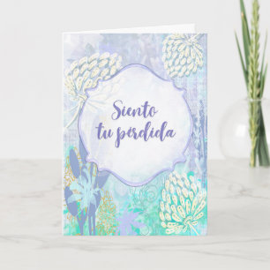 Susurro de Flores - Tarjeta de condolencias Kort