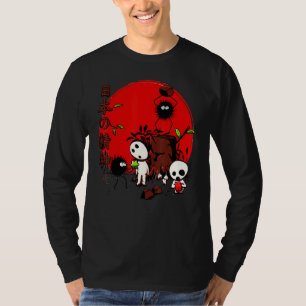Susuwatari och Kodama japansk Spöken-taloky Hallo T Shirt