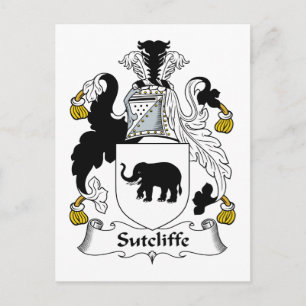 Sutcliffe Family Crest Vykort